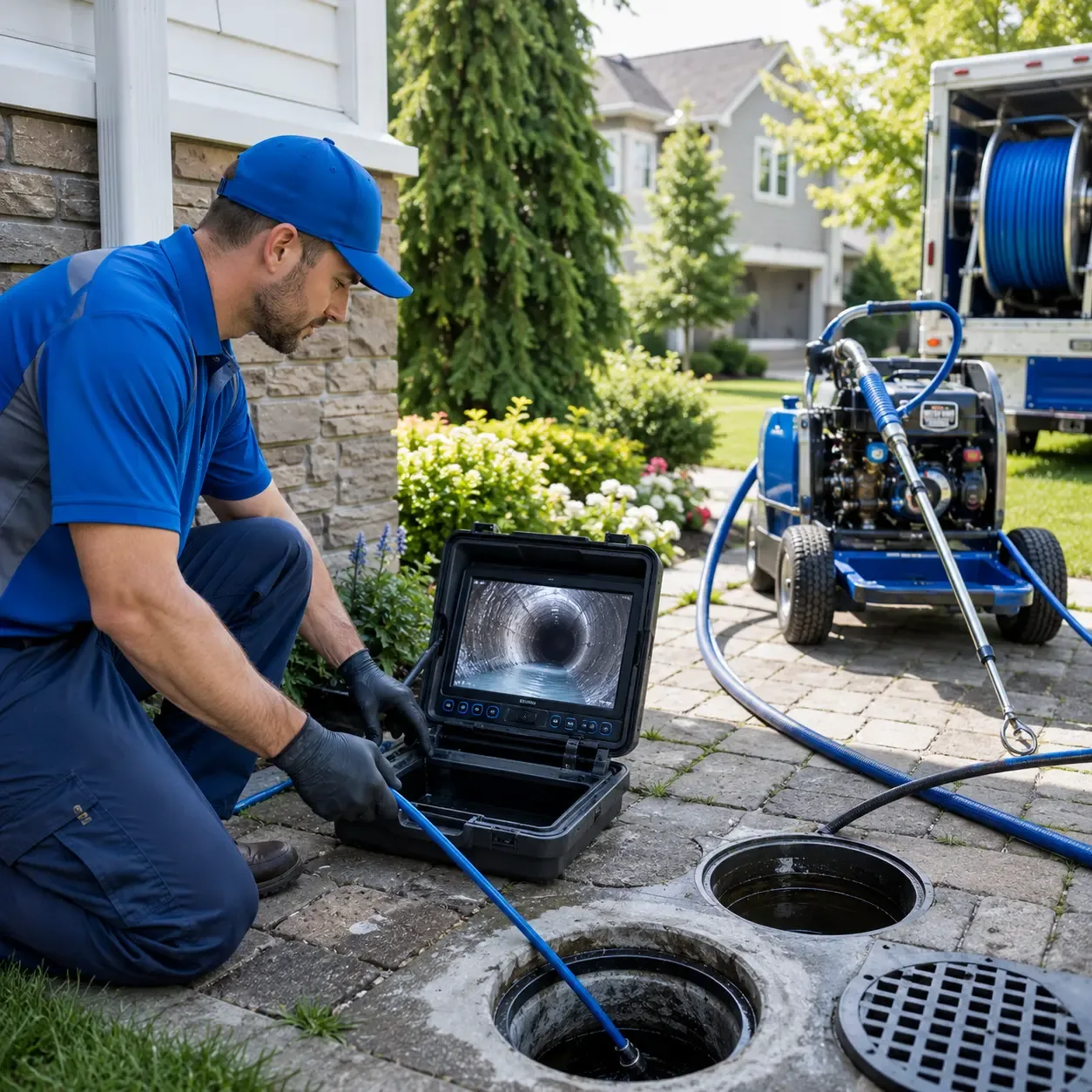 Outdoor drain cleaning professionals serving Cleveland, OH
